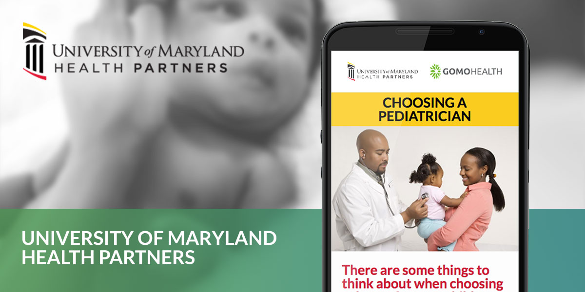 GoMo Health Client: University of Maryland Health Partners