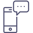 Remote care coordination icon
