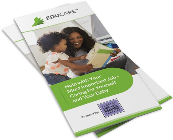 Educare-FGLRC-Brochure Mockup GoMo Health EduCare™ Florida Grade-Level Reading Campaign Brouchure - Front
