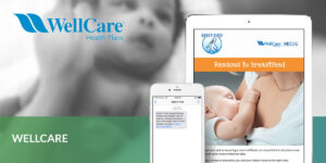 Baby's First Reasons to breastfeed displayed on tablet and phone screen.