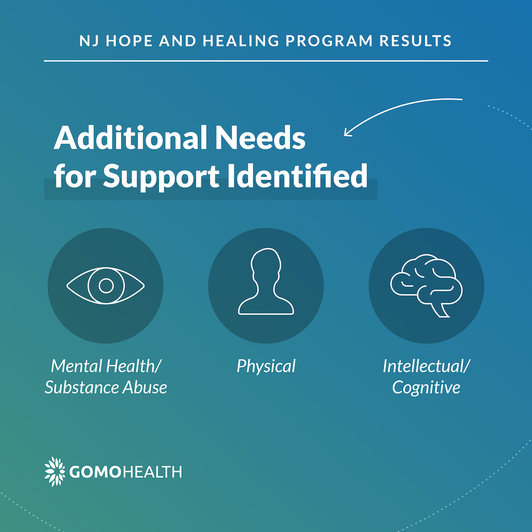 NJ Hope & Healing Results: Additional Needs for Support Identified