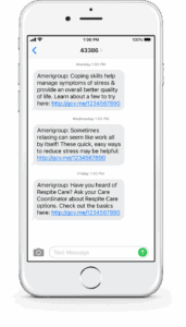 Amerigroup Care Messages Mockup