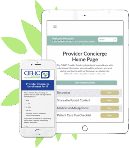 CJFHC Provider Concierge Enrollment Companion iPhone and iPad preview